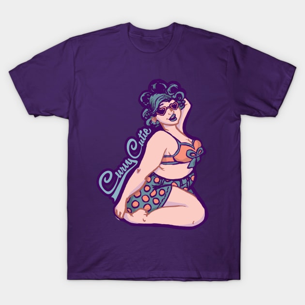 Curvy Cutie T-Shirt by SophieJewel